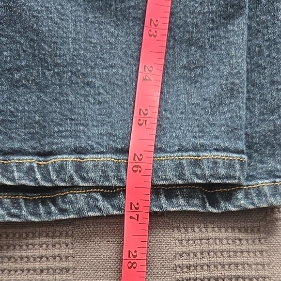 Liz Claiborne Blue Straight Leg Jeans - Picture 7 of 10